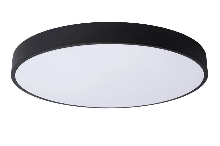 Lucide UNAR - Plafonnier - Ø 49,5 cm - LED Dim. - 1x36W 2700K - 3 StepDim - Noir - éteint